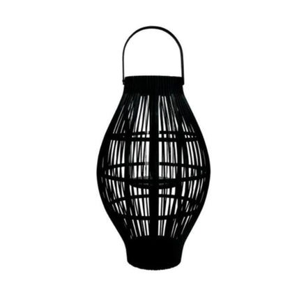 Aria Bamboo Lantern in Black reduced TODAY-Renaissance Design Studio