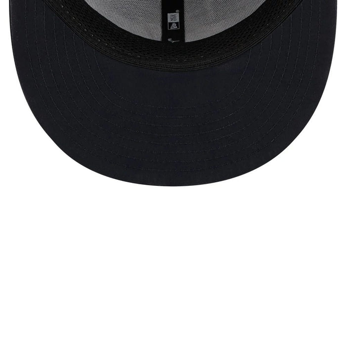 Pictured is this MLB Batting Practice 2026 Atlanta Braves 59FIFTY Fitted cap in navy. 7