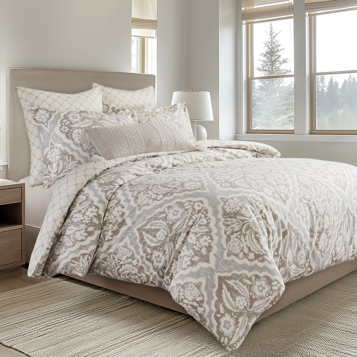 Levtex Home Becker Taupe Duvet Cover Set Duvets