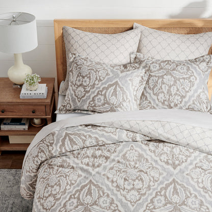 Levtex Home Becker Taupe Duvet Cover Set Duvets
