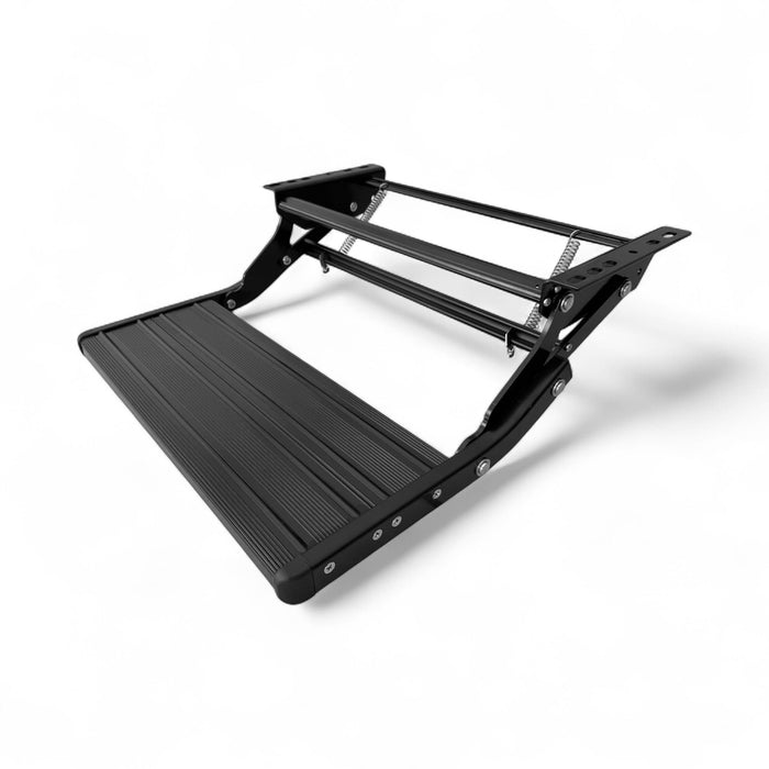 spring folding step rv motorhome aluminium