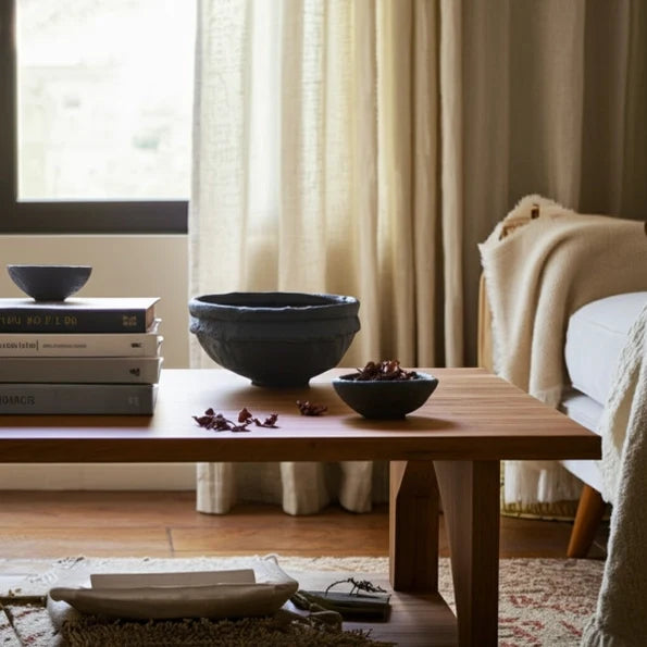 Black Terracotta Decorative Bowl