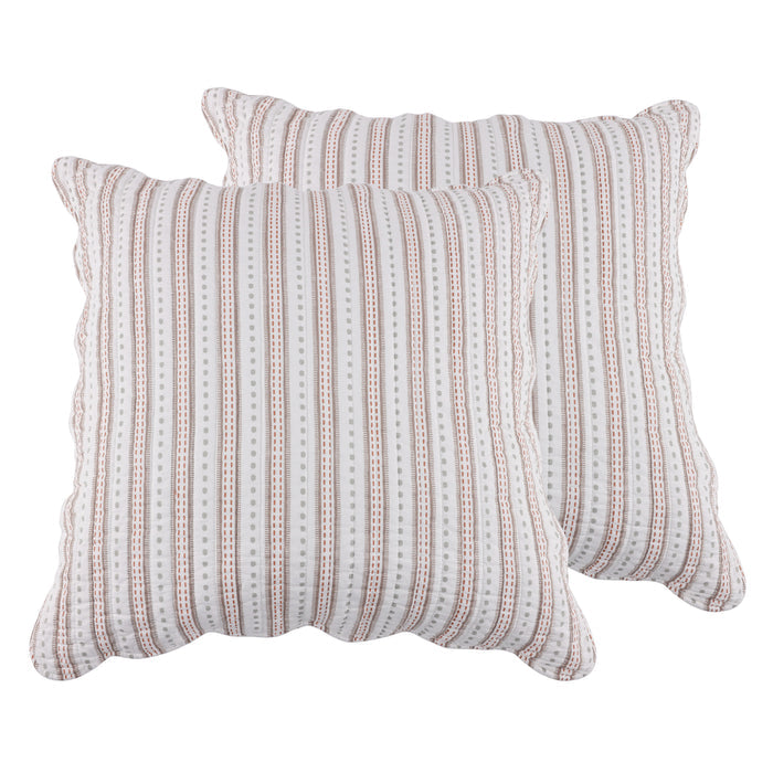 Blair Rust Euro Sham Set of 2