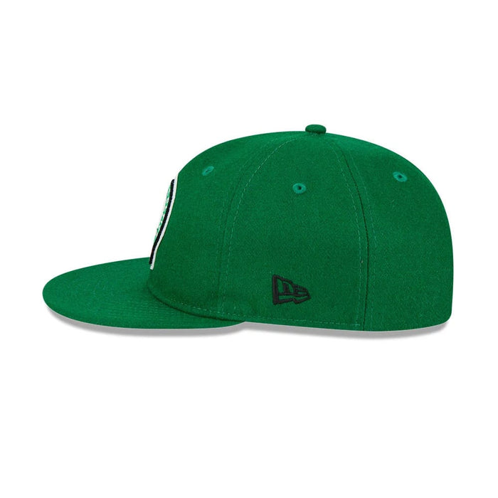 Pictured is this NBA Chenille Woven Boston Celtics Retro Crown 9FIFTY cap in green. 7