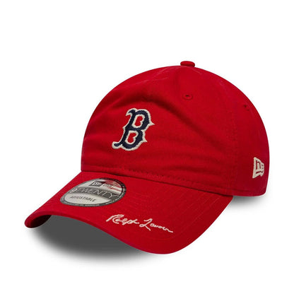 Pictured is this Ralph Lauren X MLB Boston Red Sox 9TWENTY cap in red. 1