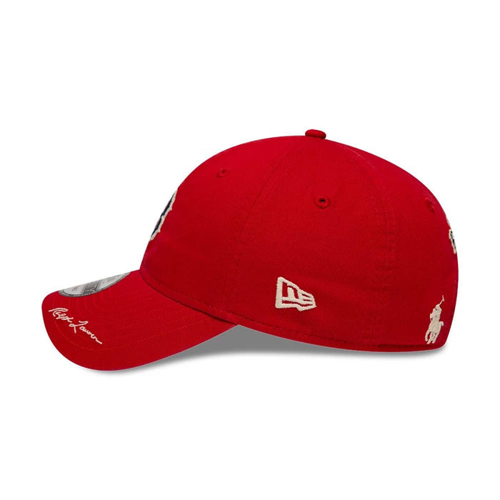 Pictured is this Ralph Lauren X MLB Boston Red Sox 9TWENTY cap in red. 5