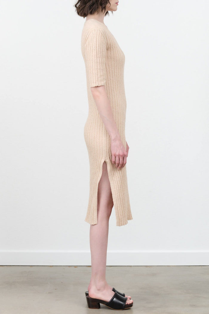 Atelier Delphine Apparel Womens Dresses Boucle V-Neck Dress