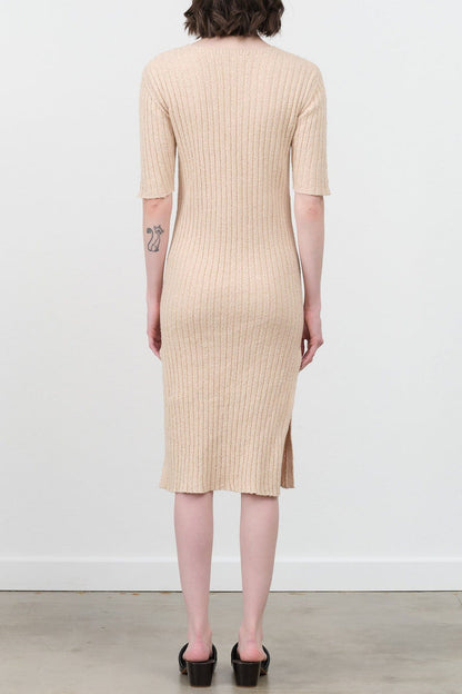 Atelier Delphine Apparel Womens Dresses Boucle V-Neck Dress