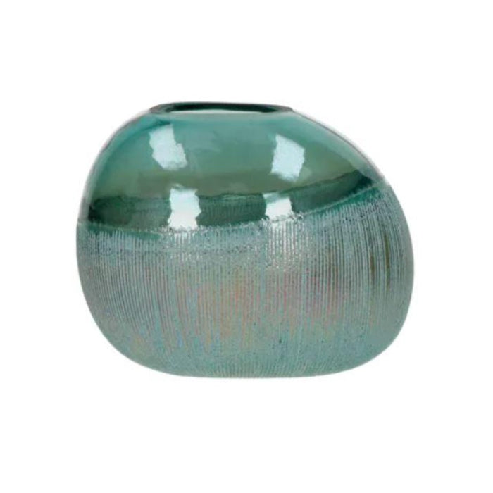 Burbella Vase in Teal Blue-Renaissance Design Studio