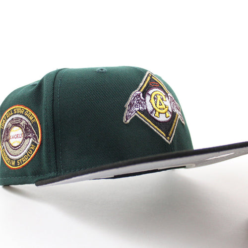 California Angels 1967 All Star Game New Era 59Fifty Fitted Hat (Green Black Gray UNDER BRIM)