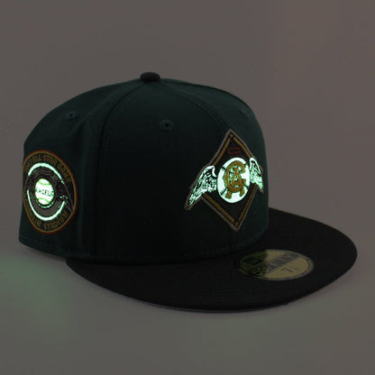 California Angels 1967 All Star Game New Era 59Fifty Fitted Hat (Green Black Gray UNDER BRIM)
