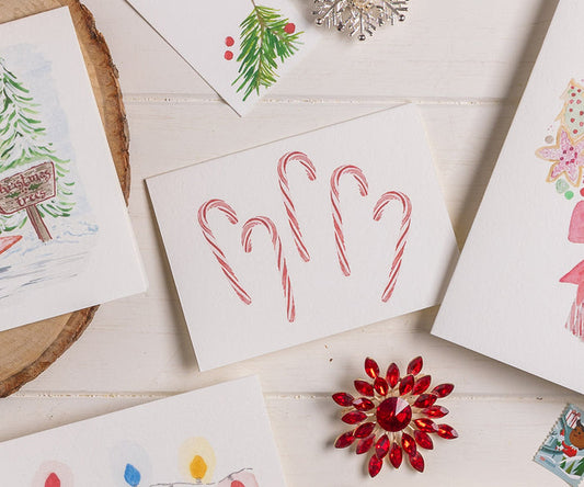 Candy Canes Holiday Notes