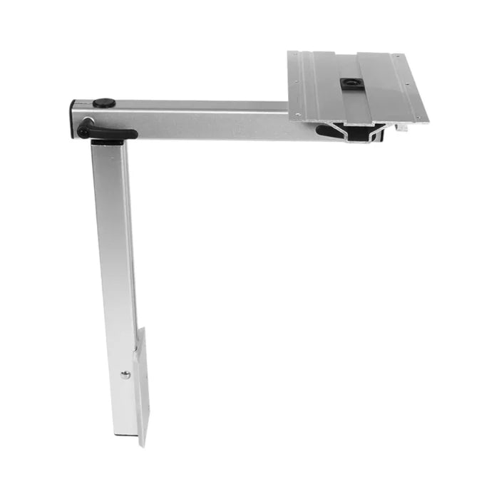 50kg rated aluminum caravan table silver finish with 360 degree swivel motion