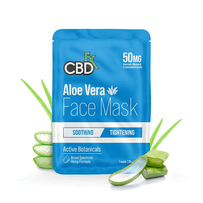 CBDfx CBD Face Mask - Aloe Vera