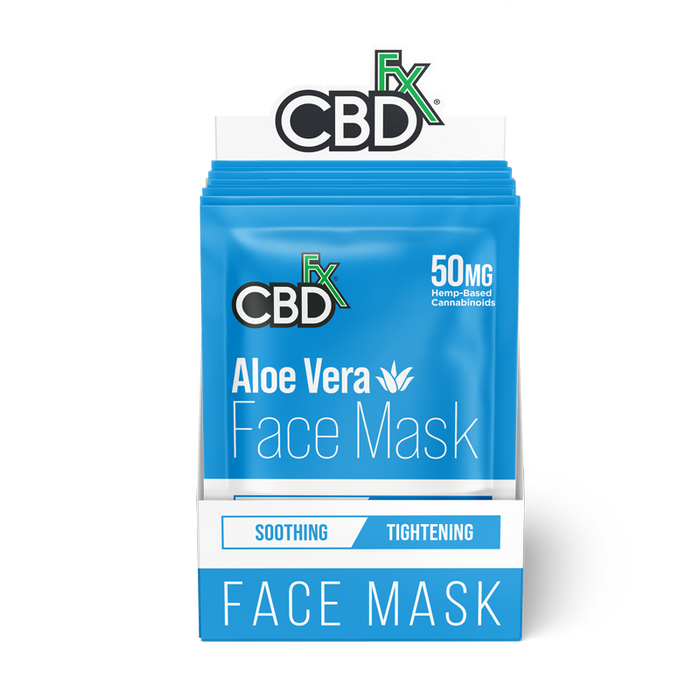 CBDfx CBD Face Mask - Aloe Vera