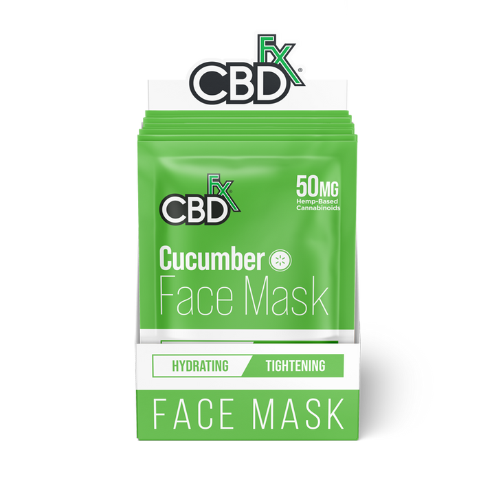CBDfx CBD Face Mask - Cucumber
