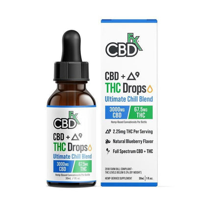 CBDfx Delta-9 THC + CBD Tincture: Ultimate Chill Blend