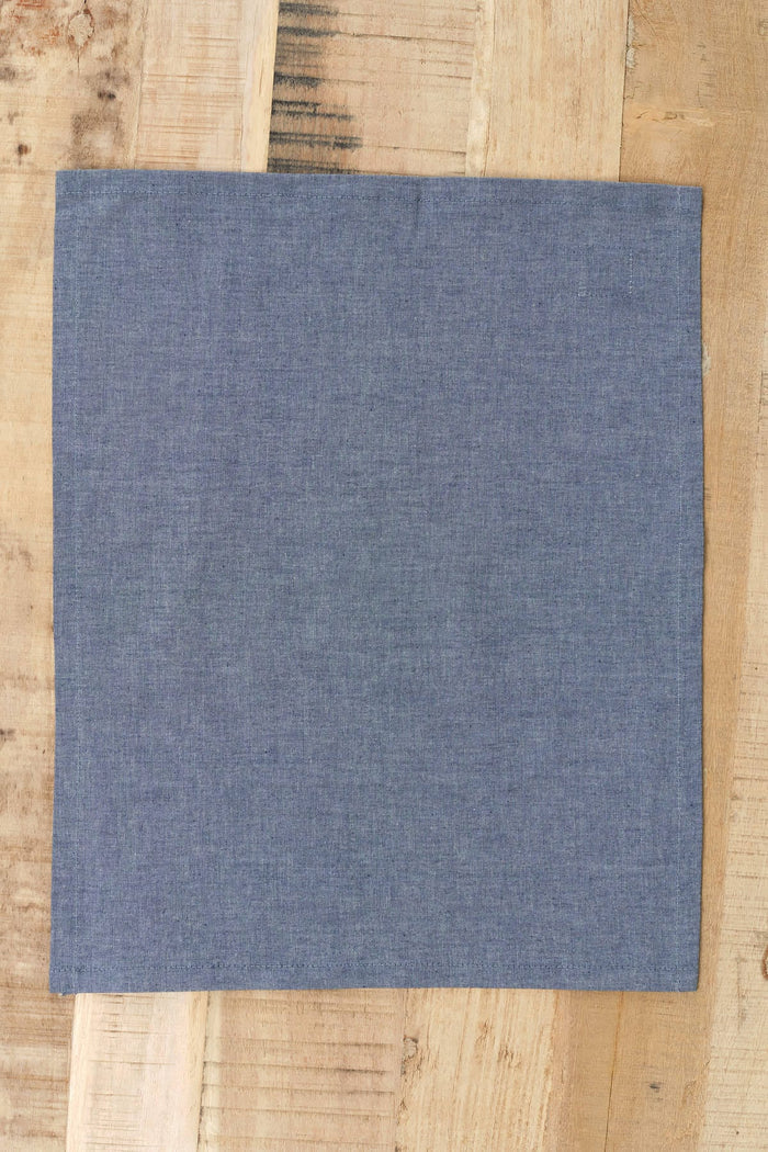 Mi Cocina Home Kitchen Placemats Chambray Placemat Bleu / 14.5" X 18"