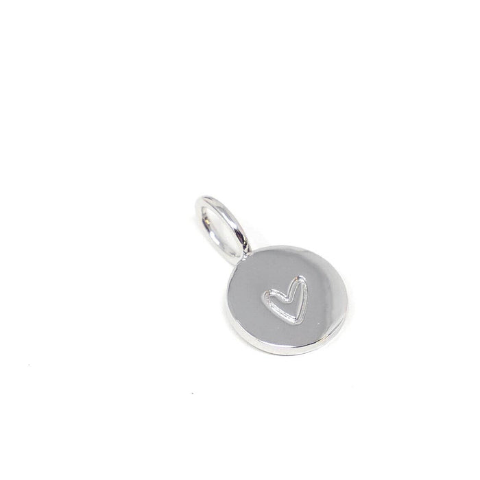 Engraved Heart Silver