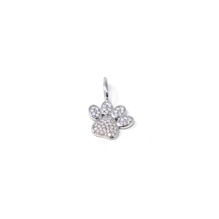 Paw Print Silver
