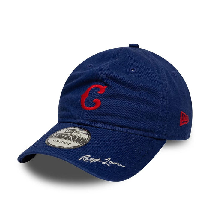 Pictured is this Ralph Lauren X MLB Chicago Cubs 9TWENTY cap in dark blue. 1