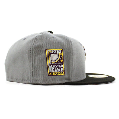 Chicago White Sox 1933 All Star Game New Era Fitted 59Fifty Hat (Misty Black Gray Under Brim)