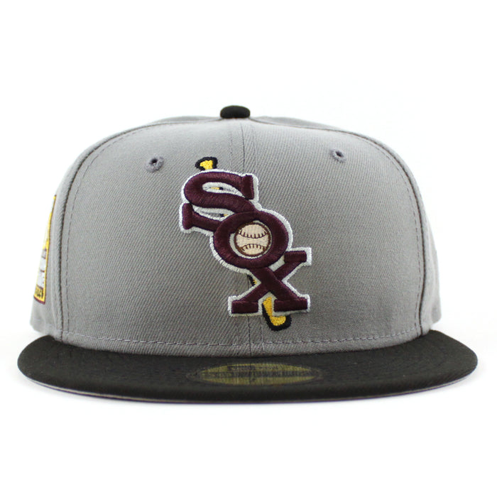 Chicago White Sox 1933 All Star Game New Era Fitted 59Fifty Hat (Misty Black Gray Under Brim)