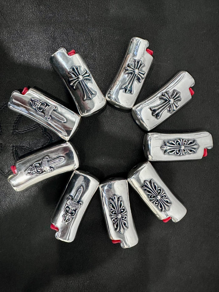 Chrome Hearts Silver Lighter – accessory front view
