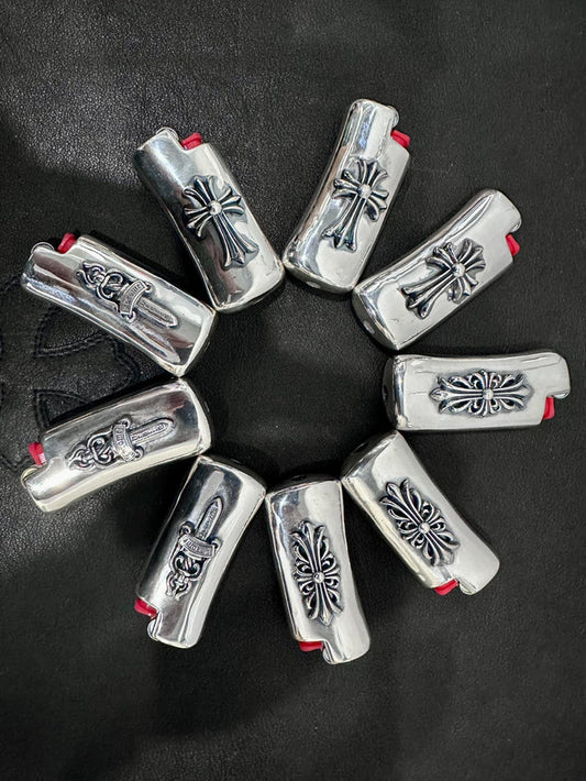 Chrome Hearts Silver Lighter – accessory front view
