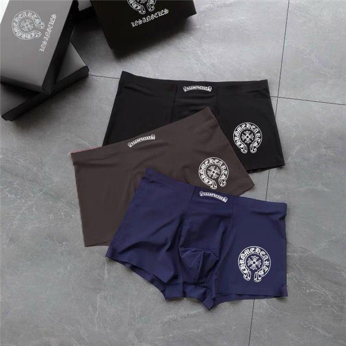 Chrome Hearts Underwear – Black Navy Brown – underwear front view