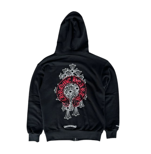 Chrome Hearts With Red Dagger Hoodie – hoodie front view