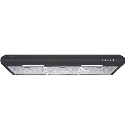 CIARRA CAB75918B 30" Black 200 CFM Under Cabinet Convertible Range Hood