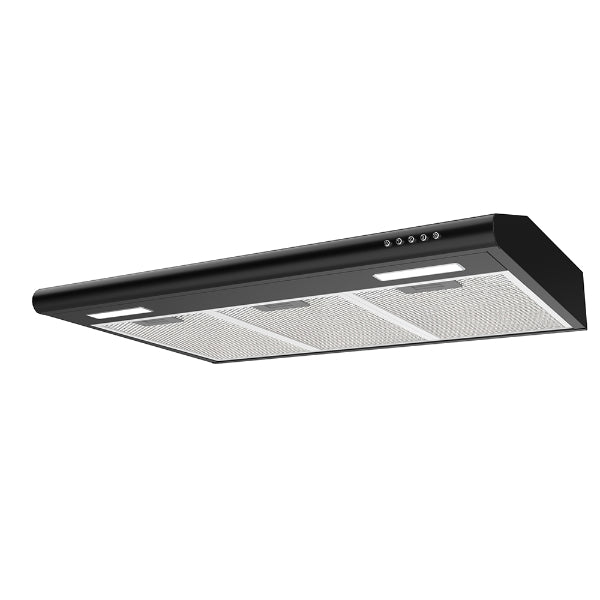 CIARRA CAB75918B 30" Black 200 CFM Under Cabinet Convertible Range Hood