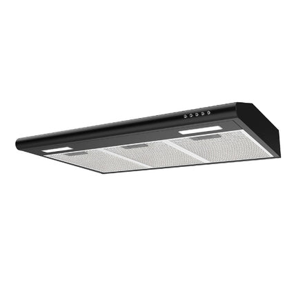 CIARRA CAB75918B 30" Black 200 CFM Under Cabinet Convertible Range Hood