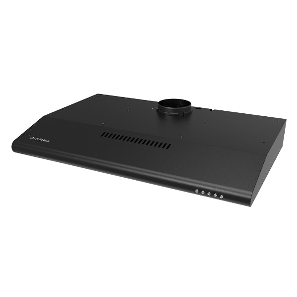 CIARRA CAB75918B 30" Black 200 CFM Under Cabinet Convertible Range Hood
