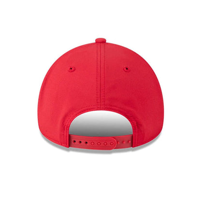 Pictured is this MLB Quickstrike Cincinnati Reds 9FORTY Apex cap in red. 5