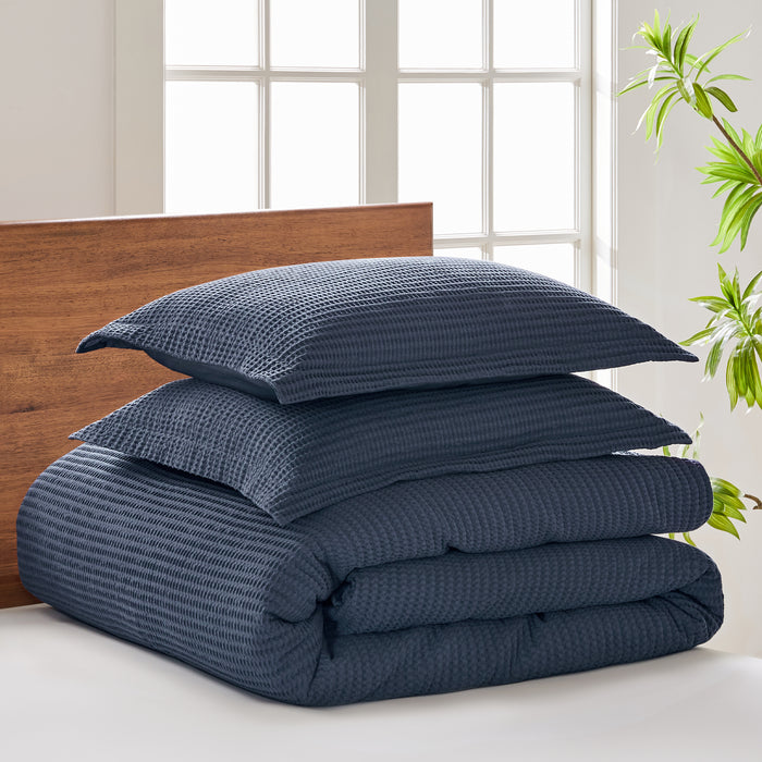 Levtex Home Cloud Waffle Duvet Cover Set Duvets
