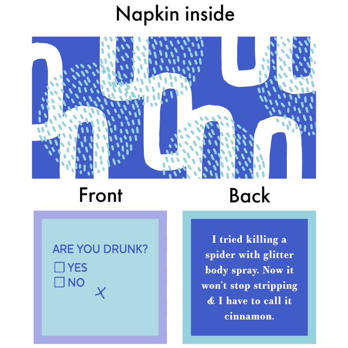 Cocktail Napkins - Milk Carton/Superpower