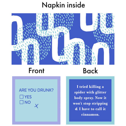Cocktail Napkins - Milk Carton/Superpower