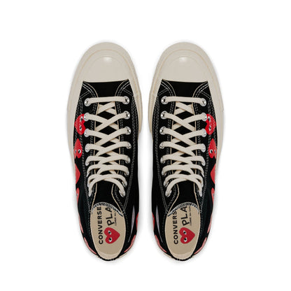 Comme des Garçons PLAY Multi Red Heart Chuck Taylor All Star '70 High Sneakers - Black - AZ-K127-001-1