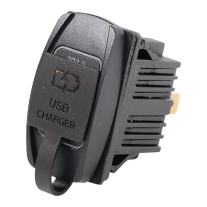 caravan rocker size usb c charging socket recessed mount