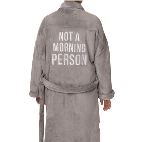 Cozy Grey Robe
