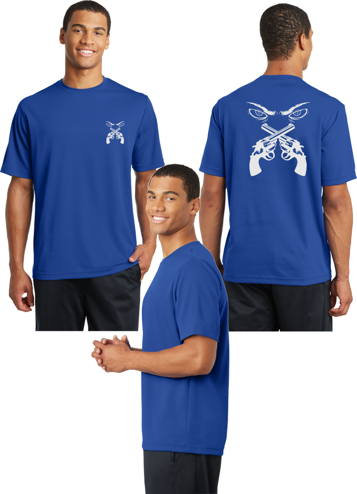 Cross Guns Eyes Reflective Tee - 100% Polyester