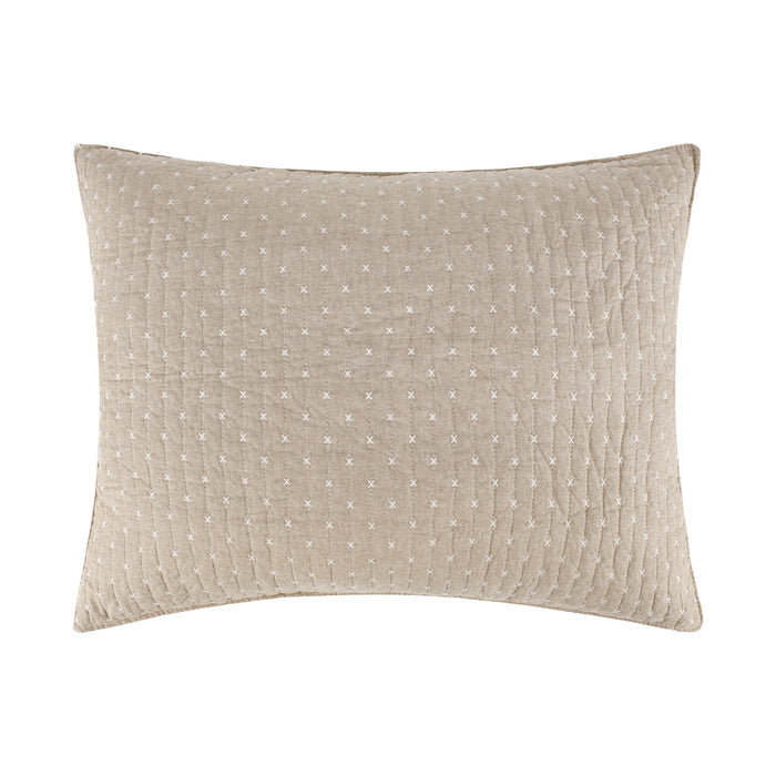 Levtex Home Cross Stitch Standard Sham Shams