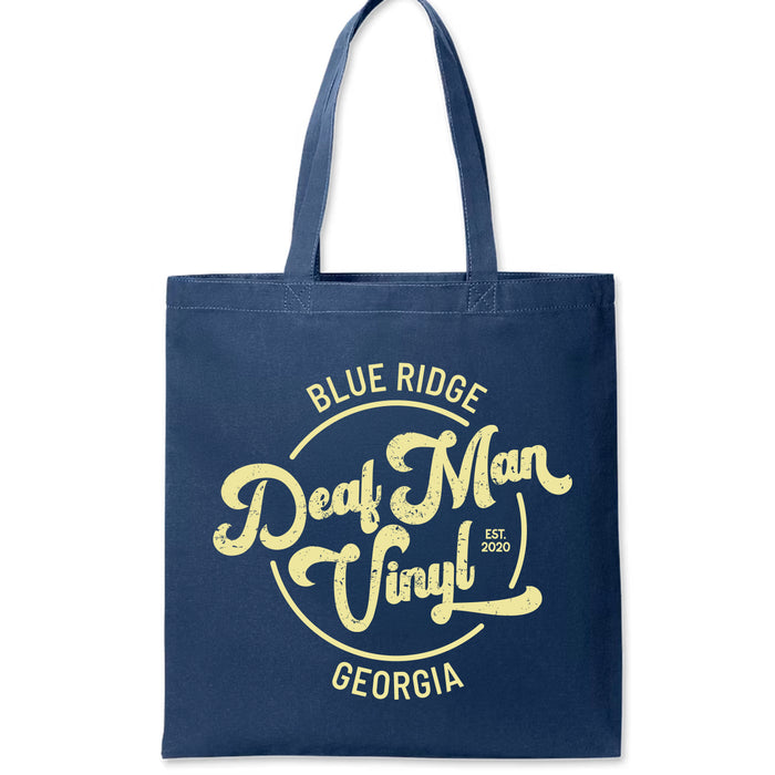 Deaf Man Vinyl Retro Tote Bag