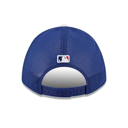 Pictured is this MLB Batting Practice 2026 LA Dodgers 9FORTY M-Crown A-Frame Adjustable cap in dark blue. 4