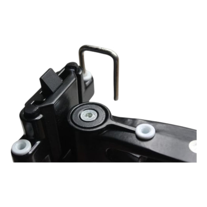 campervan tv wall mount dual arm with two brackets