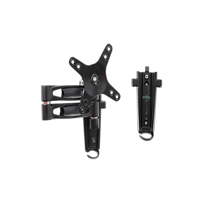 caravan lcd tv bracket dual arm swivel design
