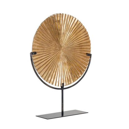 Dylan Gold Plate on Black Stand-Renaissance Design Studio