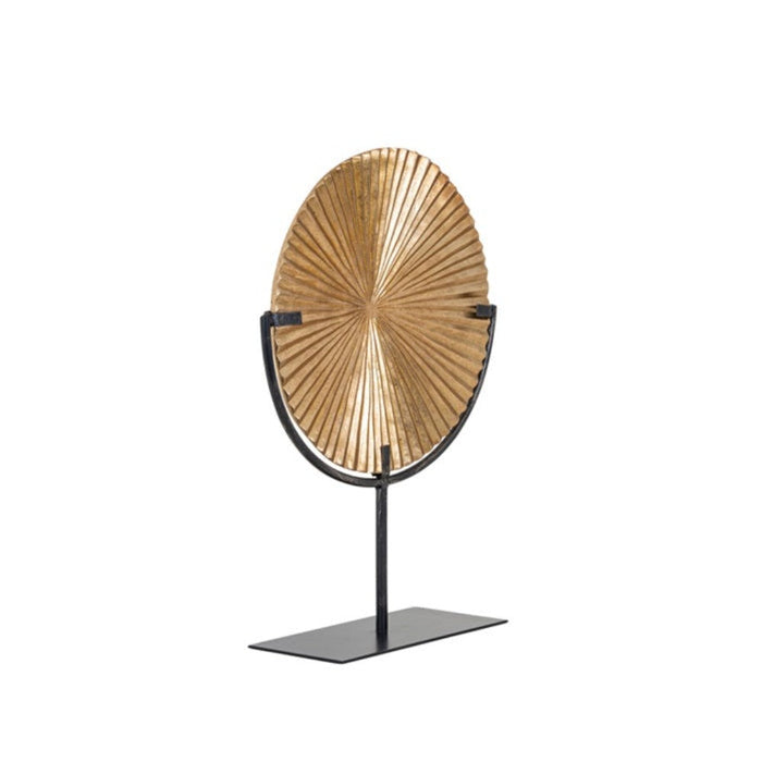 Dylan Gold Plate on Black Stand-Renaissance Design Studio